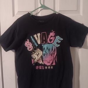 Popular Poison Graphic T-shirt Size Medium "SAVAGE"